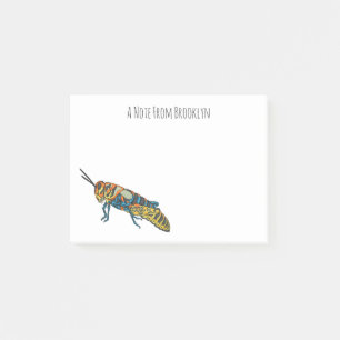 Notas Post-it® Ilustracion de personalizado de saltamontes de bar