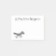 Notas Post-it® Ilustracion de personalizado de zebra graciosa (Anverso)