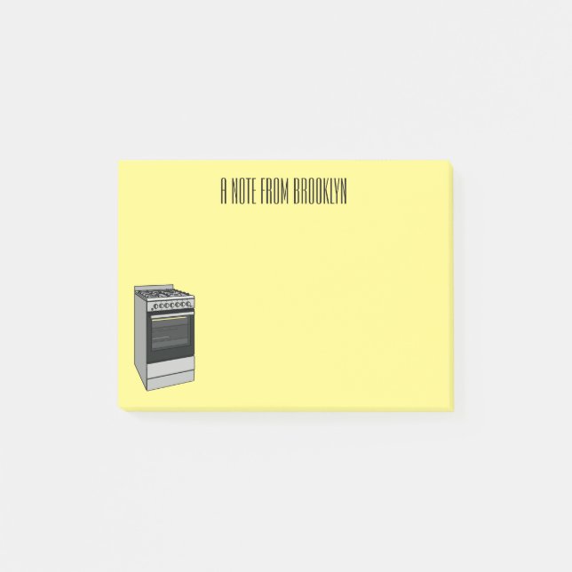 Notas Post-it® Ilustracion de personalizado eléctrico (Anverso)