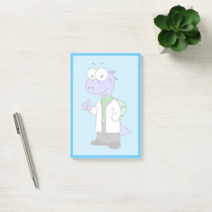 Notas Post-it® Ilustracion De Un Médica Spinosaurus.