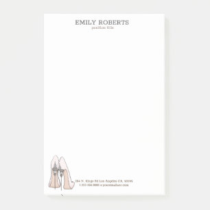 Notas Post-it® Ilustracion de zapatos de Stiletto