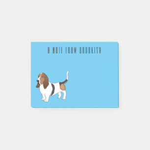 Notas Post-it® Ilustracion del personalizado del perro de enlace