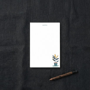 Notas Post-it® ilustracion minimalista de la planta de la casa