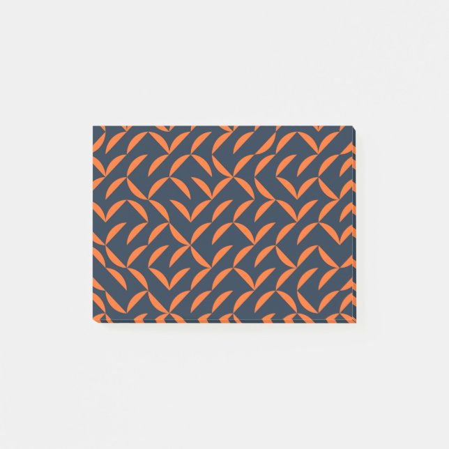Notas Post-it® ilustracion naranja, fresco, moderno y de moda (Anverso)