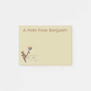 Notas Post-it® Ilustracion personalizado canguro del humor austra