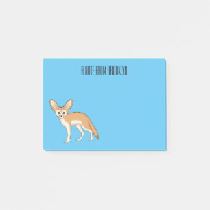 Notas Post-it® Ilustracion personalizado de Fennec fox