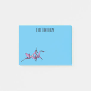 Notas Post-it® Ilustracion personalizado de mantis orquídea