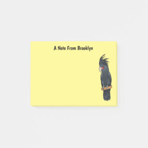 Notas Post-it® Ilustracion personalizado de pájaro de la cacatúa 