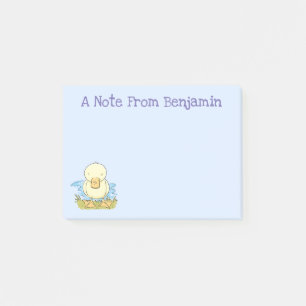 Notas Post-it® Ilustracion personalizado de pato amarillo
