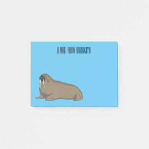 Notas Post-it® Ilustracion personalizado de Walrus