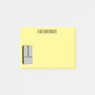 Notas Post-it® Ilustracion personalizado frigorífico de puerta fr