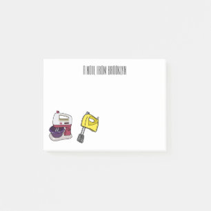 Notas Post-it® Ilustracion personalizado mezclador