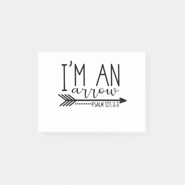 Notas Post-it® im una flecha (Anverso)