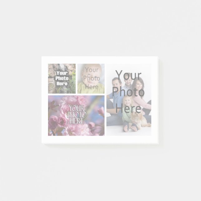 Notas Post-it® Imagen digital Personalizado collage de fotos (Anverso)