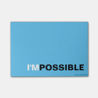 NOTAS POST-IT® I'MPOSSIBLE