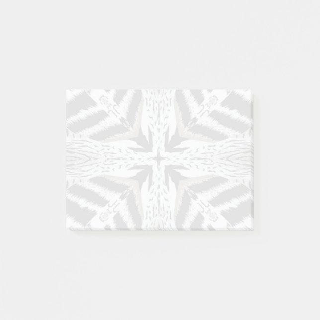 Notas Post-it® Impresión de cebra (Anverso)