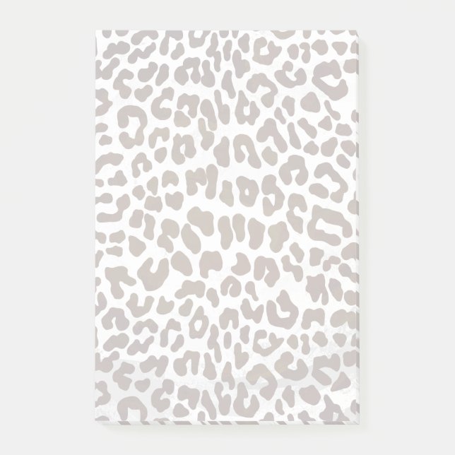 Notas Post-it® Impresión de chocolate leopardo (Anverso)