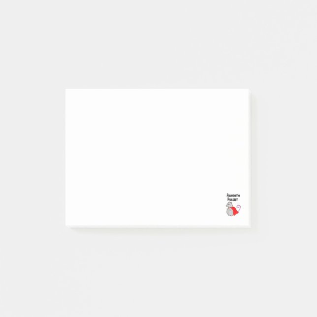 Notas Post-it® Impresionante Gracioso, Cálido. Lover Animal (Anverso)