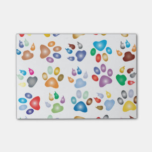 Notas Post-it® Impresiones de hojas de arco iris