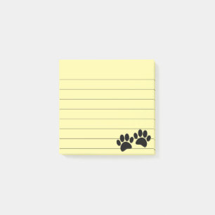 Notas Post-it® Impresiones de la pintura de pipa negra de Persona
