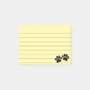 Notas Post-it® Impresiones de la pintura de pipa negra de Persona