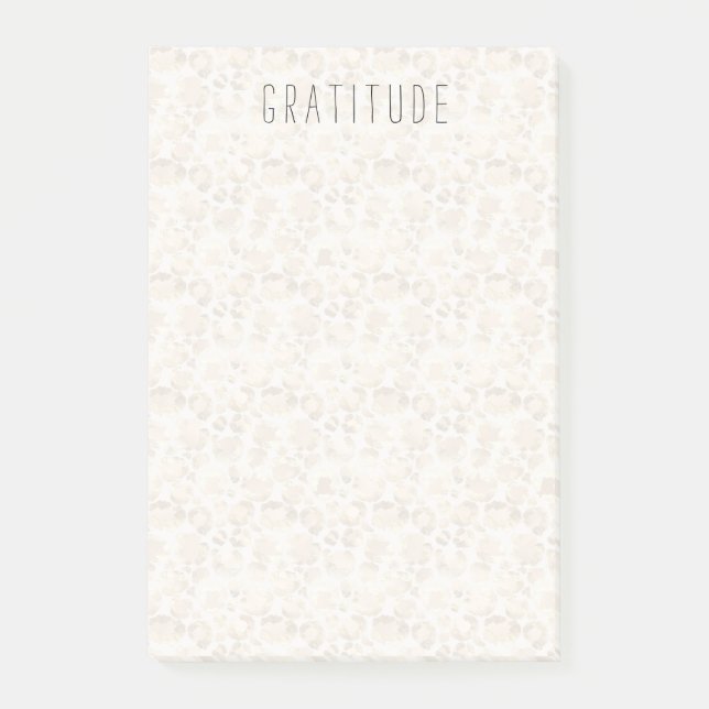 Notas Post-it® Imprimir leopardo (Anverso)