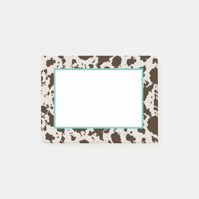 Notas Post-it® Imprimir vaca    (Anverso)