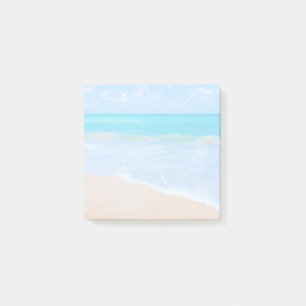 Notas Post-it® Increíble foto de escena tropical de playa