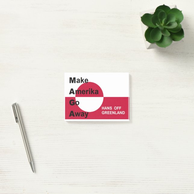 Notas Post-it® Independant Greenland (Oficina)