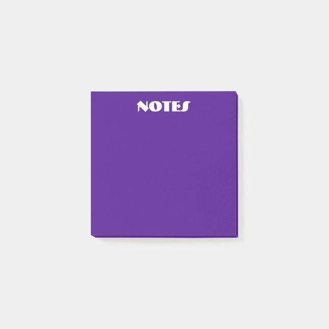 Notas Post-it® Índigo (Anverso)