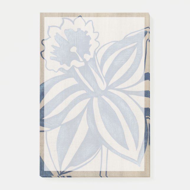 Notas Post-it® Indigo daffodil (Anverso)