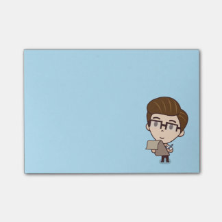 Notas Post-it® Individuo del ordenador