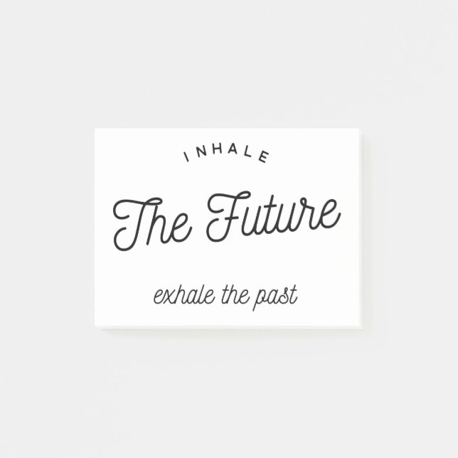 Notas Post-it® inhalar el futuro (Anverso)