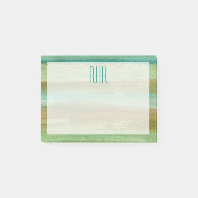 Notas Post-it® Inicial | Campos de la primavera I (Anverso)