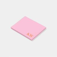 Iniciales de monograma personalizadas modernas ros