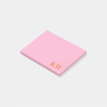 Iniciales de monograma personalizadas modernas ros