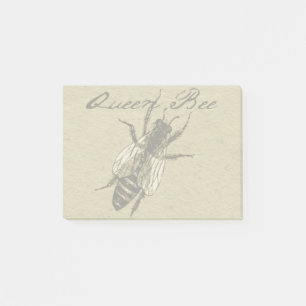 Notas Post-it® Inscripción de Bug de Vida Silvestre Queen Bee