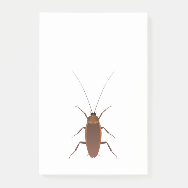 Notas Post-it® Insectos de cucaracha (Anverso)