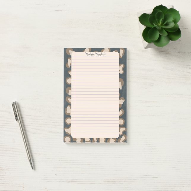 Notas Post-it® Inspiración de pantera virgen salvaje (Oficina)