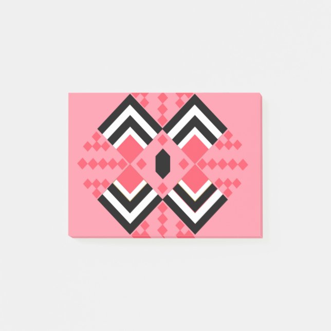 Notas Post-it® Inspiración en el tejido Art Deco (Anverso)