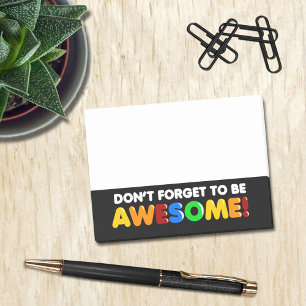 Notas Post-it® Inspiradores no olviden ser INGENUOS