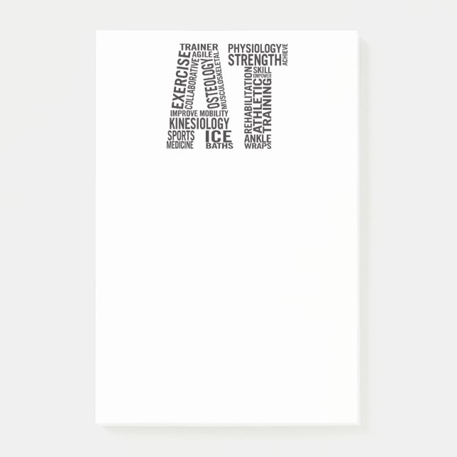 Notas Post-it® Instructor atlético certificado EN (Anverso)