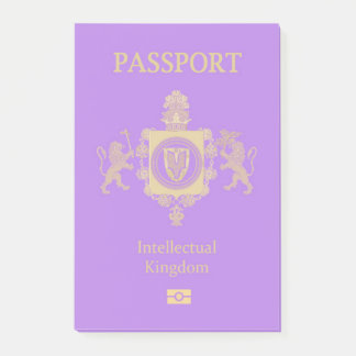 Notas Post-it® Intellectual Kingdom Passport
