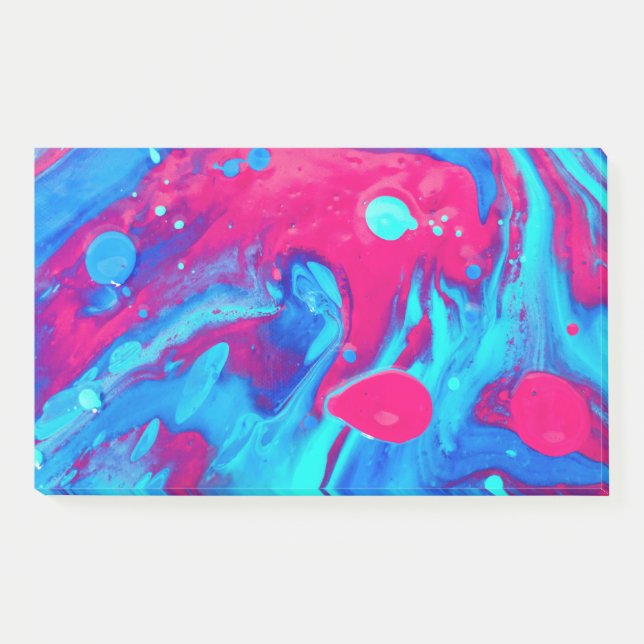 Notas Post-it® Interior de una lámpara de lava (Anverso)