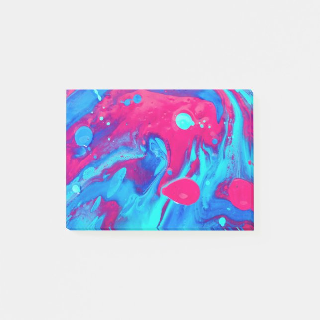 Notas Post-it® Interior de una lámpara de lava (Anverso)