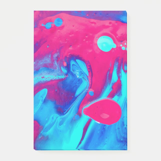 Notas Post-it® Interior de una lámpara de lava (Anverso)