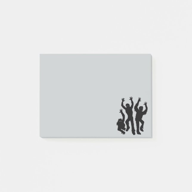 Notas Post-it® Invasión del zombi (Anverso)