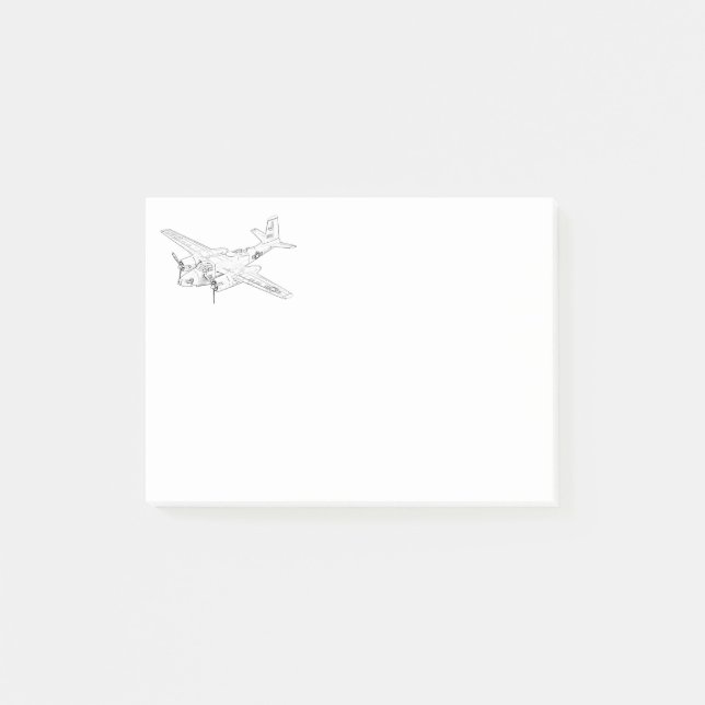 Notas Post-it® Invasor de Douglas A-26 (Anverso)