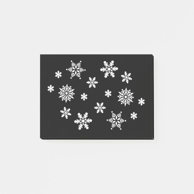 NOTAS POST-IT® INVIERNO SNOWFLAKES (Anverso)