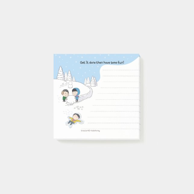 Notas Post-it® invierno sosoHoney(55) (Anverso)